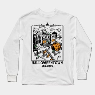 Vintage Halloween Town Est 1998 Long Sleeve T-Shirt